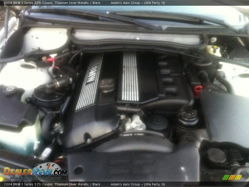2004 BMW 3 Series 325i Coupe Titanium Silver Metallic / Black Photo #12