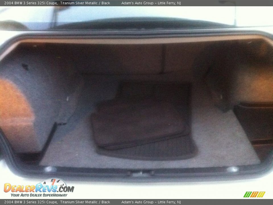 2004 BMW 3 Series 325i Coupe Titanium Silver Metallic / Black Photo #13