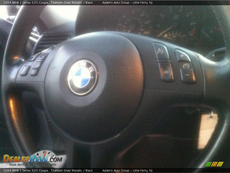 2004 BMW 3 Series 325i Coupe Titanium Silver Metallic / Black Photo #14
