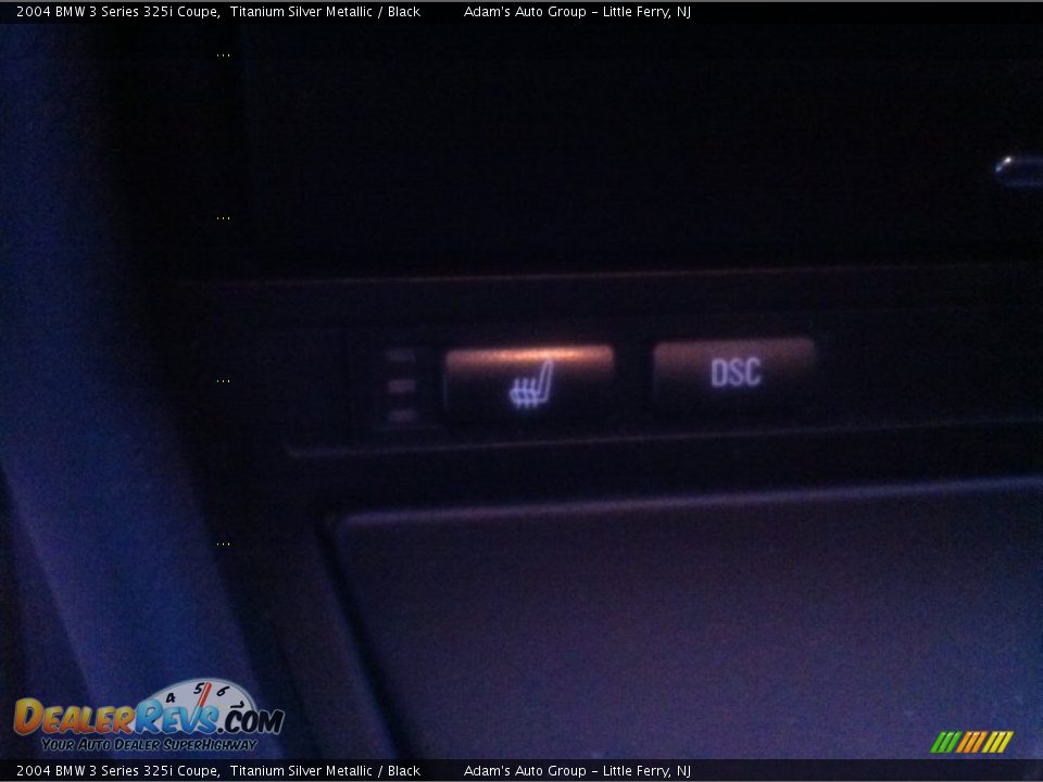 2004 BMW 3 Series 325i Coupe Titanium Silver Metallic / Black Photo #19