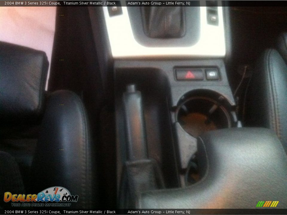 2004 BMW 3 Series 325i Coupe Titanium Silver Metallic / Black Photo #20