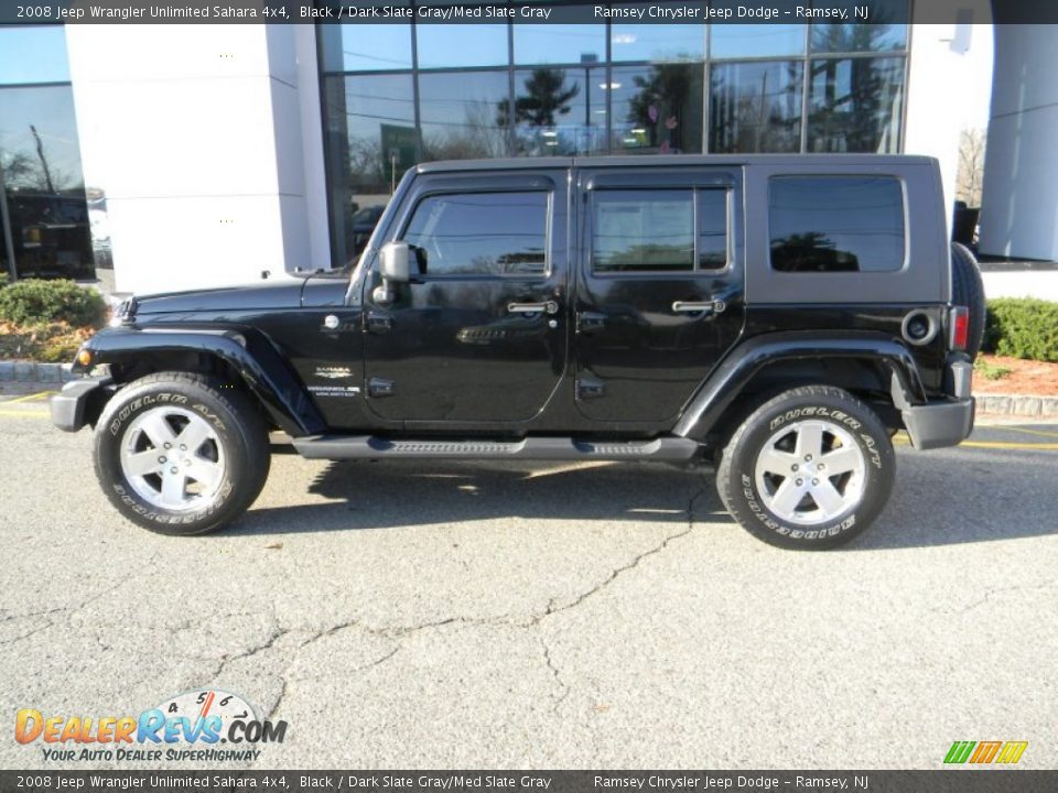 Black 2008 Jeep Wrangler Unlimited Sahara 4x4 Photo #10