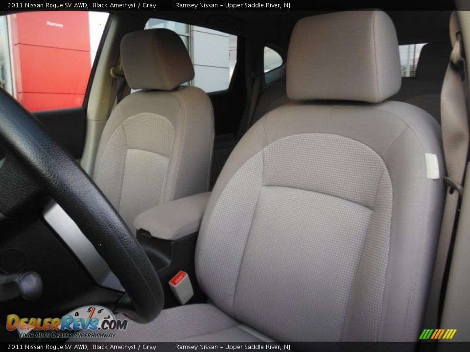 2011 Nissan Rogue SV AWD Black Amethyst / Gray Photo #12