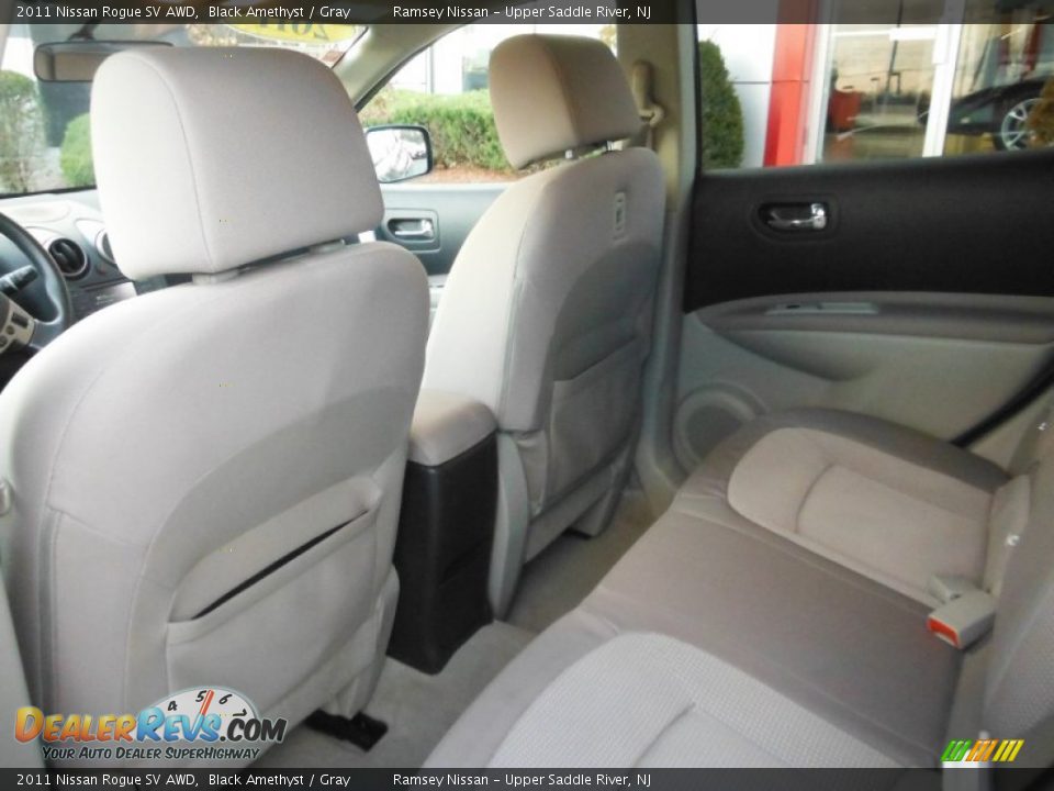 2011 Nissan Rogue SV AWD Black Amethyst / Gray Photo #14