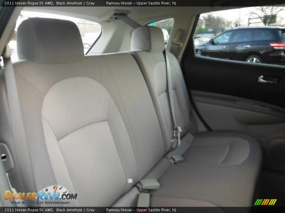 2011 Nissan Rogue SV AWD Black Amethyst / Gray Photo #15