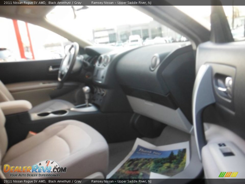 2011 Nissan Rogue SV AWD Black Amethyst / Gray Photo #16