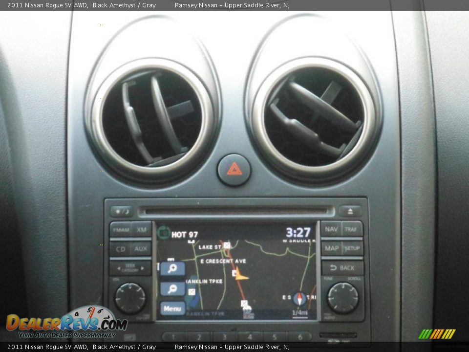 2011 Nissan Rogue SV AWD Black Amethyst / Gray Photo #21