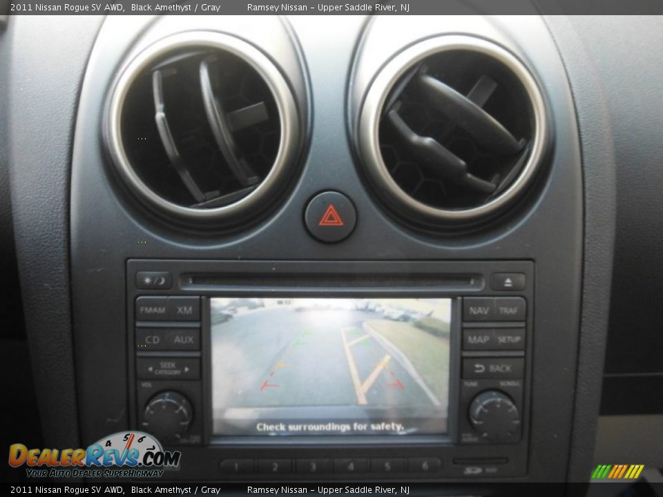 2011 Nissan Rogue SV AWD Black Amethyst / Gray Photo #22