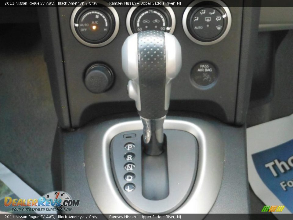 2011 Nissan Rogue SV AWD Black Amethyst / Gray Photo #23