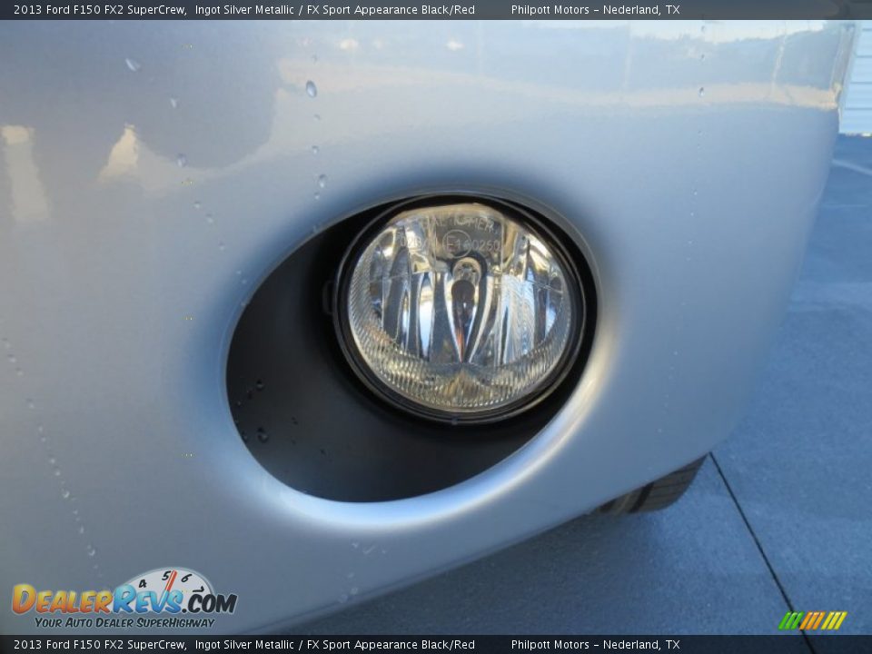 2013 Ford F150 FX2 SuperCrew Ingot Silver Metallic / FX Sport Appearance Black/Red Photo #9