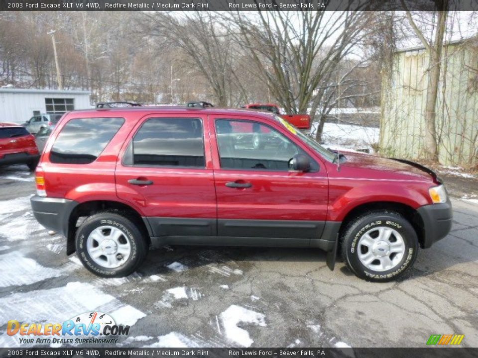 2003 Ford Escape XLT V6 4WD Redfire Metallic / Medium Dark Flint Photo #1