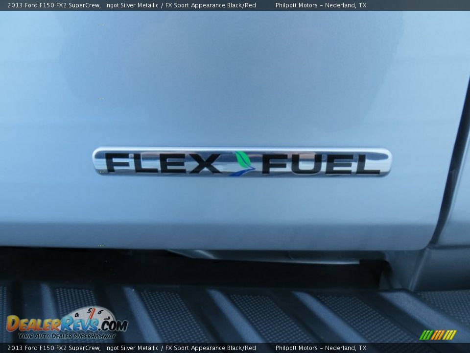 2013 Ford F150 FX2 SuperCrew Ingot Silver Metallic / FX Sport Appearance Black/Red Photo #17