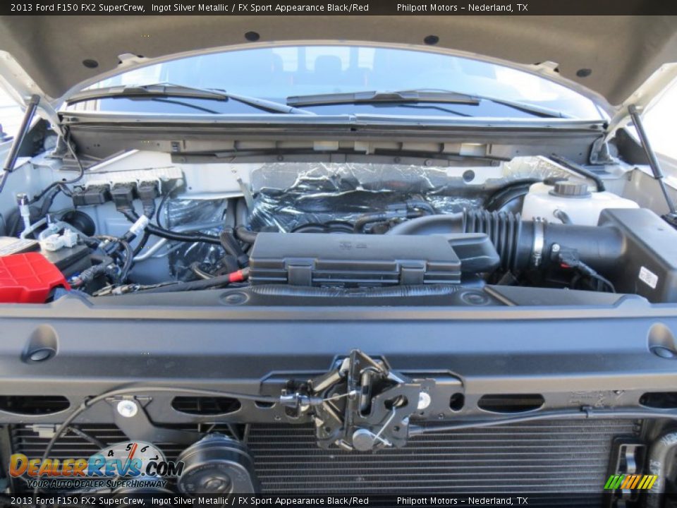 2013 Ford F150 FX2 SuperCrew Ingot Silver Metallic / FX Sport Appearance Black/Red Photo #18