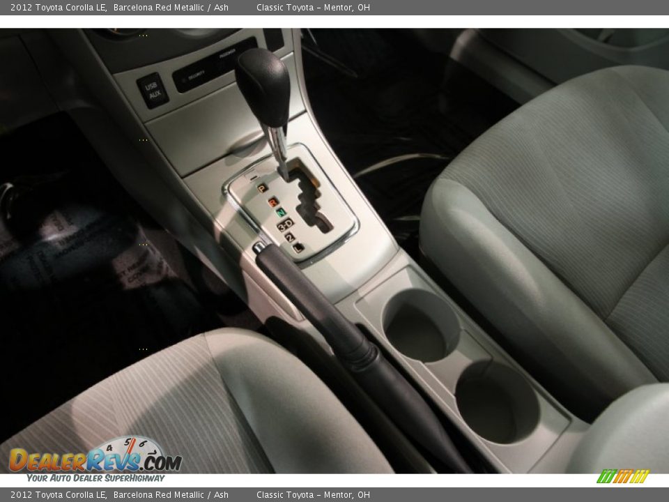 2012 Toyota Corolla LE Barcelona Red Metallic / Ash Photo #9