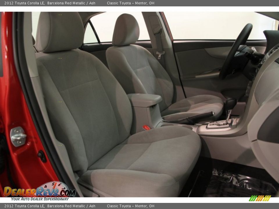 2012 Toyota Corolla LE Barcelona Red Metallic / Ash Photo #10
