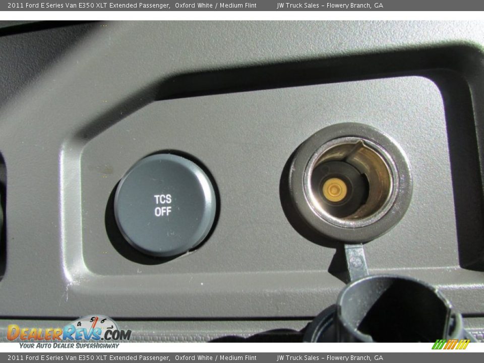 2011 Ford E Series Van E350 XLT Extended Passenger Oxford White / Medium Flint Photo #34