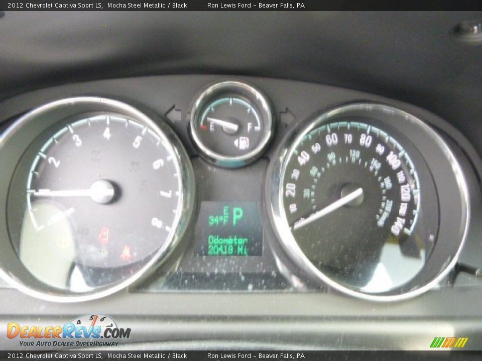 2012 Chevrolet Captiva Sport LS Mocha Steel Metallic / Black Photo #19