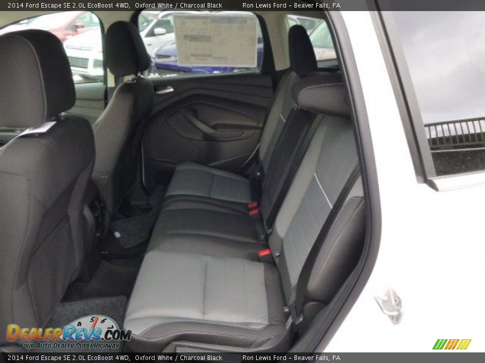 2014 Ford Escape SE 2.0L EcoBoost 4WD Oxford White / Charcoal Black Photo #12