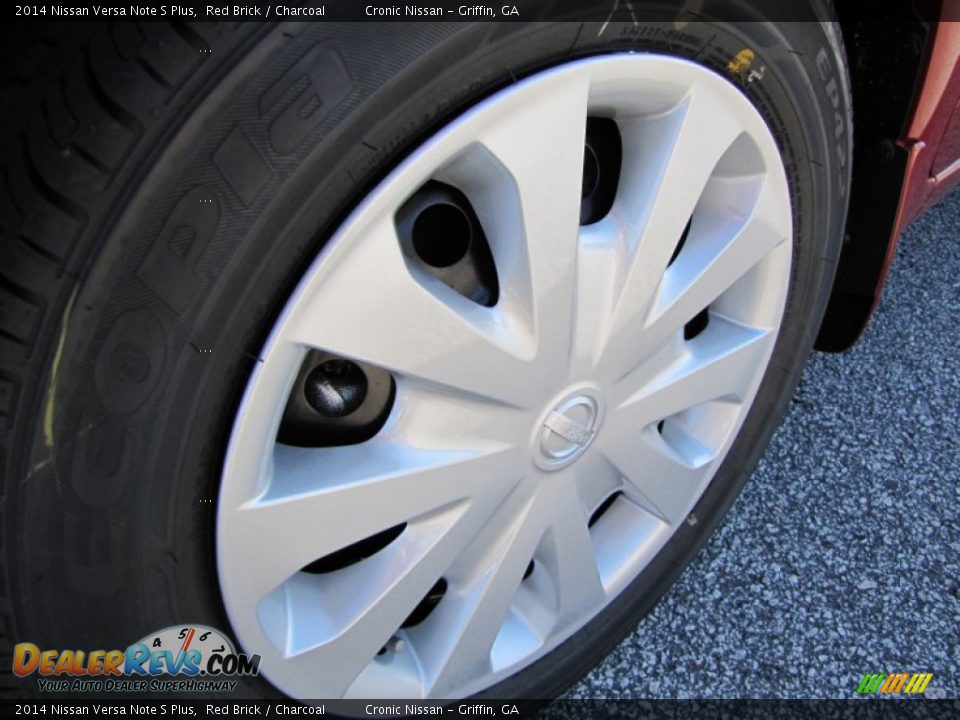 2014 Nissan Versa Note S Plus Red Brick / Charcoal Photo #8