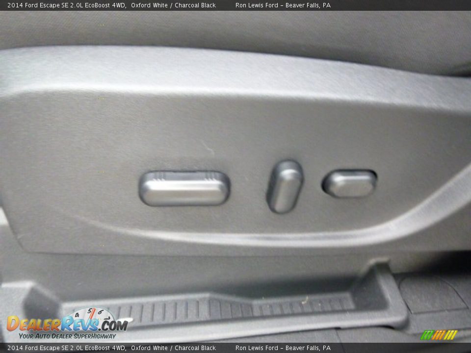 2014 Ford Escape SE 2.0L EcoBoost 4WD Oxford White / Charcoal Black Photo #15