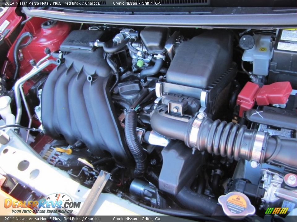 2014 Nissan Versa Note S Plus Red Brick / Charcoal Photo #12