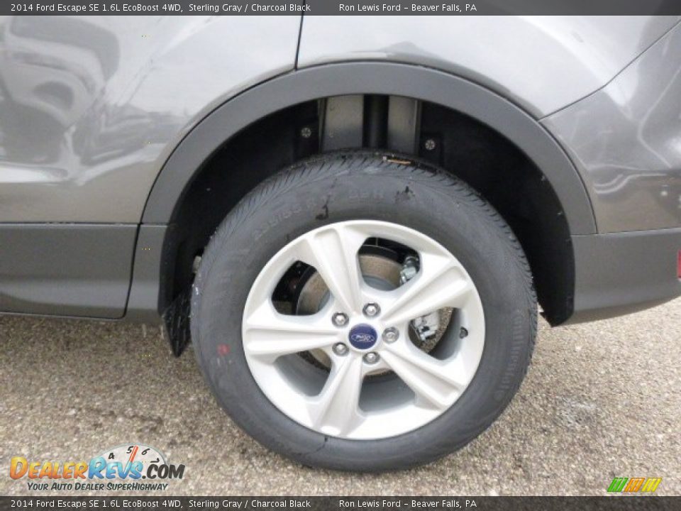 2014 Ford Escape SE 1.6L EcoBoost 4WD Sterling Gray / Charcoal Black Photo #9