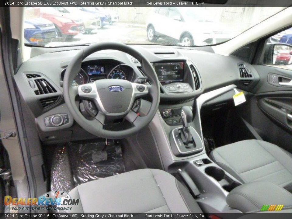 2014 Ford Escape SE 1.6L EcoBoost 4WD Sterling Gray / Charcoal Black Photo #14