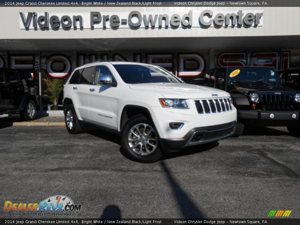 2014 Jeep Grand Cherokee Limited 4x4 Bright White / New Zealand Black/Light Frost Photo #1