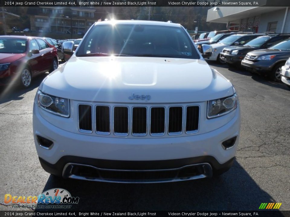 2014 Jeep Grand Cherokee Limited 4x4 Bright White / New Zealand Black/Light Frost Photo #2