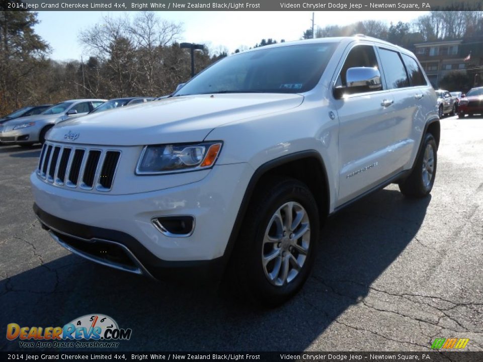 2014 Jeep Grand Cherokee Limited 4x4 Bright White / New Zealand Black/Light Frost Photo #3