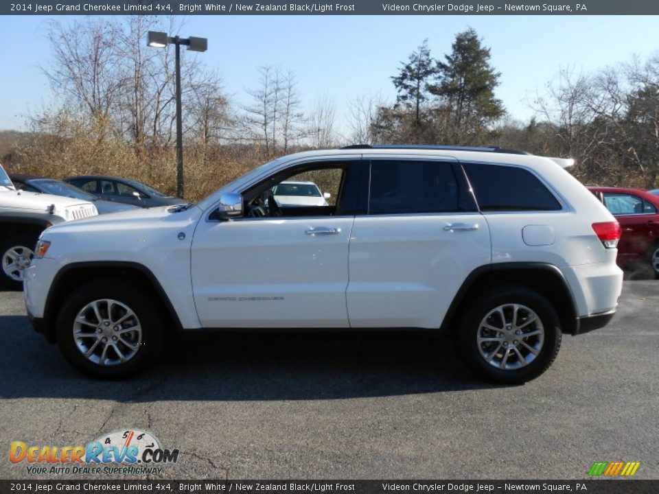 2014 Jeep Grand Cherokee Limited 4x4 Bright White / New Zealand Black/Light Frost Photo #4