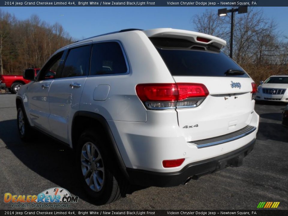 2014 Jeep Grand Cherokee Limited 4x4 Bright White / New Zealand Black/Light Frost Photo #5