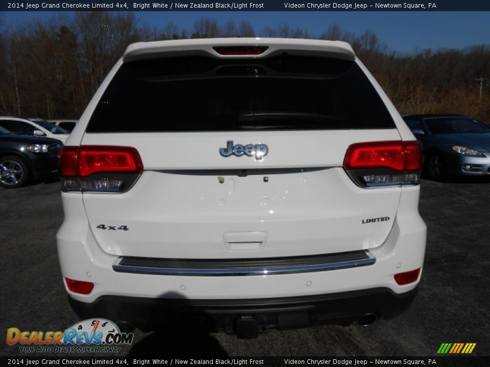 2014 Jeep Grand Cherokee Limited 4x4 Bright White / New Zealand Black/Light Frost Photo #6