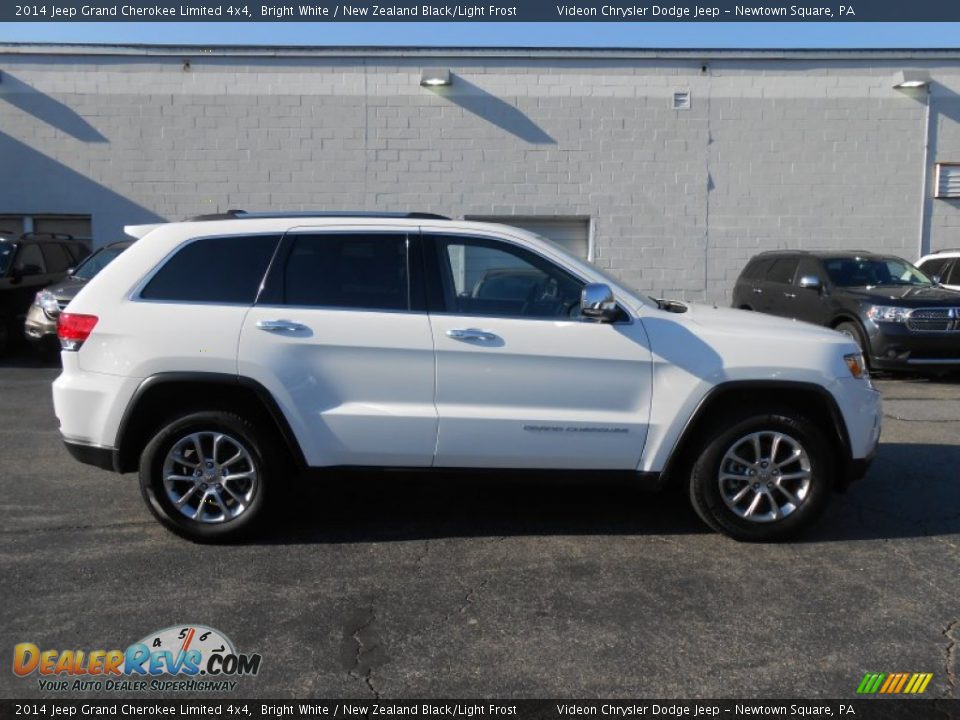 2014 Jeep Grand Cherokee Limited 4x4 Bright White / New Zealand Black/Light Frost Photo #8