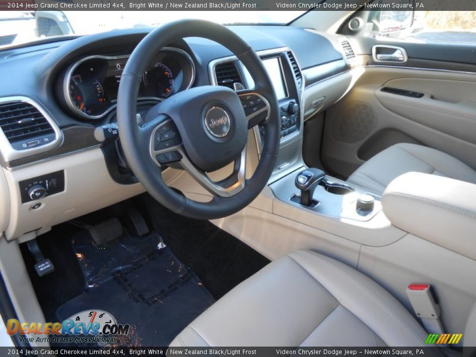 2014 Jeep Grand Cherokee Limited 4x4 Bright White / New Zealand Black/Light Frost Photo #9