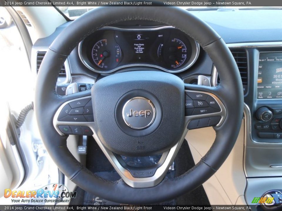 2014 Jeep Grand Cherokee Limited 4x4 Bright White / New Zealand Black/Light Frost Photo #24