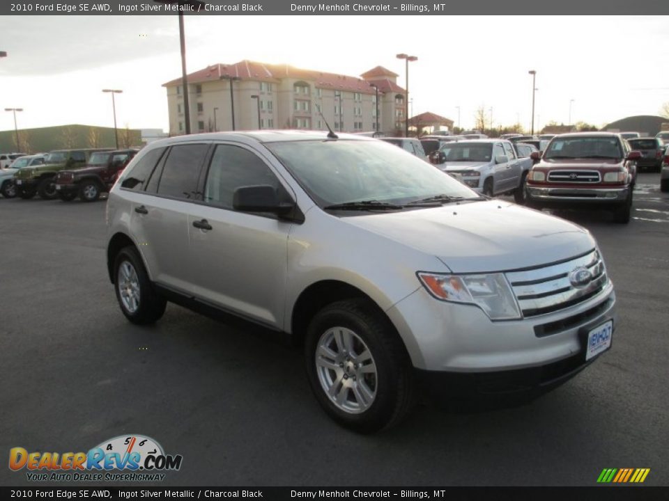 2010 Ford Edge SE AWD Ingot Silver Metallic / Charcoal Black Photo #1