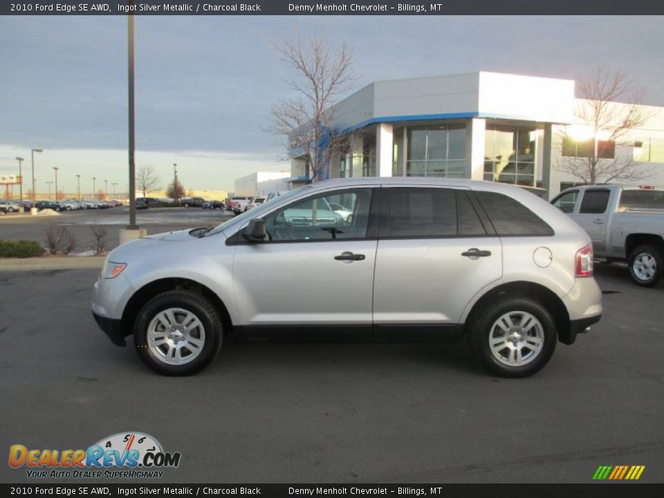 Ingot Silver Metallic 2010 Ford Edge SE AWD Photo #3