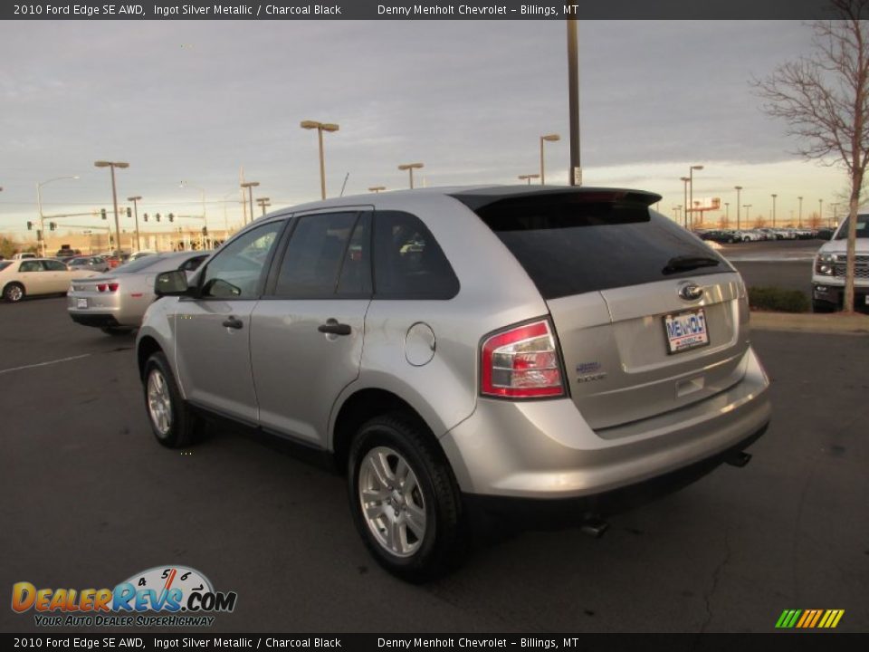 2010 Ford Edge SE AWD Ingot Silver Metallic / Charcoal Black Photo #4