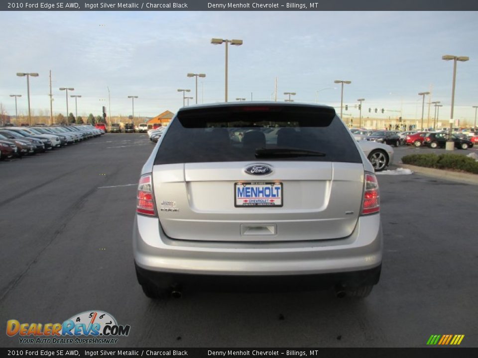 2010 Ford Edge SE AWD Ingot Silver Metallic / Charcoal Black Photo #5