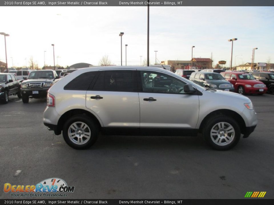 2010 Ford Edge SE AWD Ingot Silver Metallic / Charcoal Black Photo #7