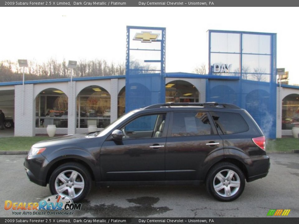 2009 Subaru Forester 2.5 X Limited Dark Gray Metallic / Platinum Photo #2