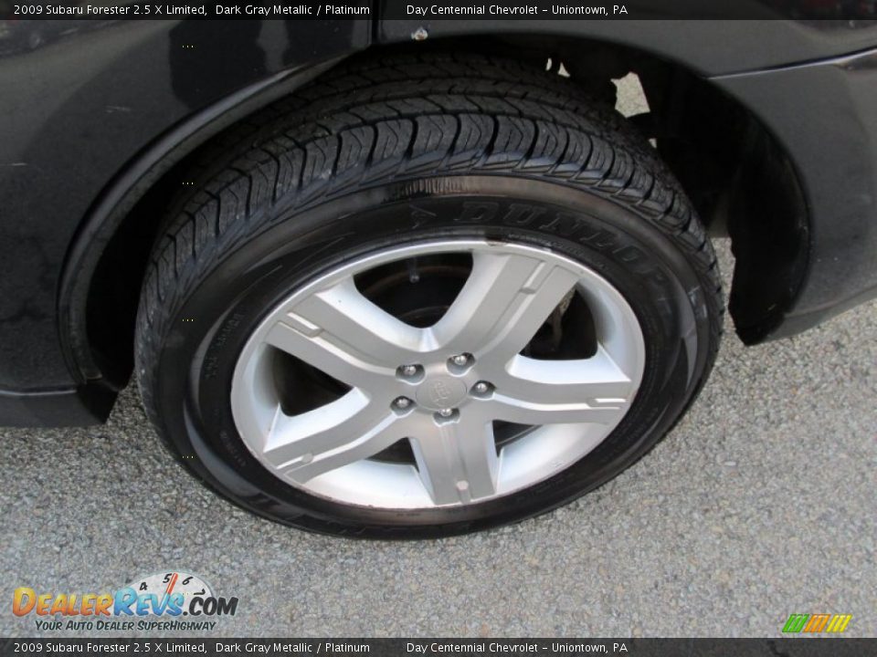 2009 Subaru Forester 2.5 X Limited Dark Gray Metallic / Platinum Photo #3