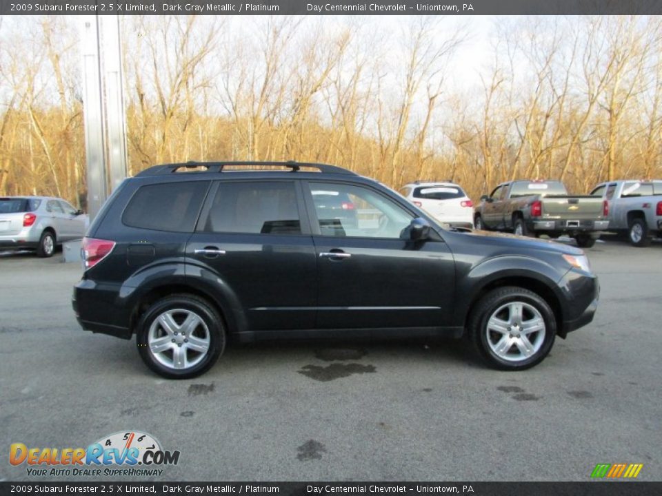 2009 Subaru Forester 2.5 X Limited Dark Gray Metallic / Platinum Photo #7