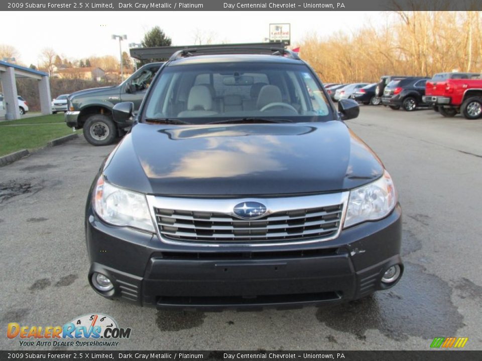 2009 Subaru Forester 2.5 X Limited Dark Gray Metallic / Platinum Photo #9
