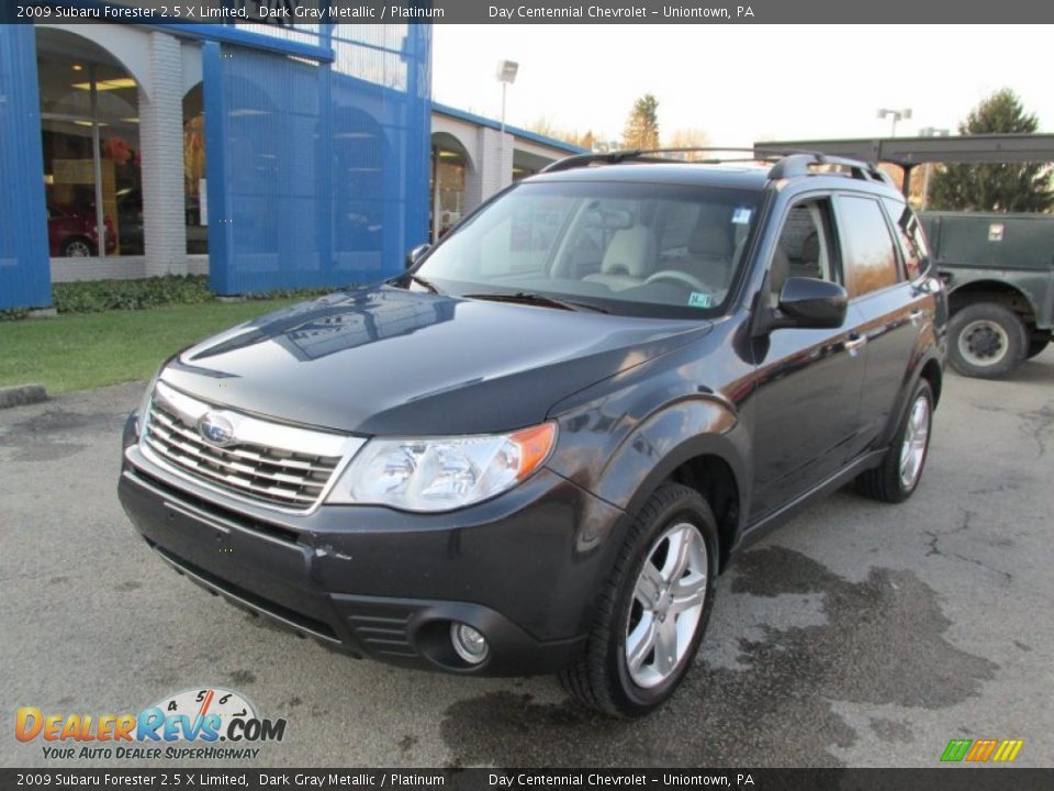 2009 Subaru Forester 2.5 X Limited Dark Gray Metallic / Platinum Photo #10