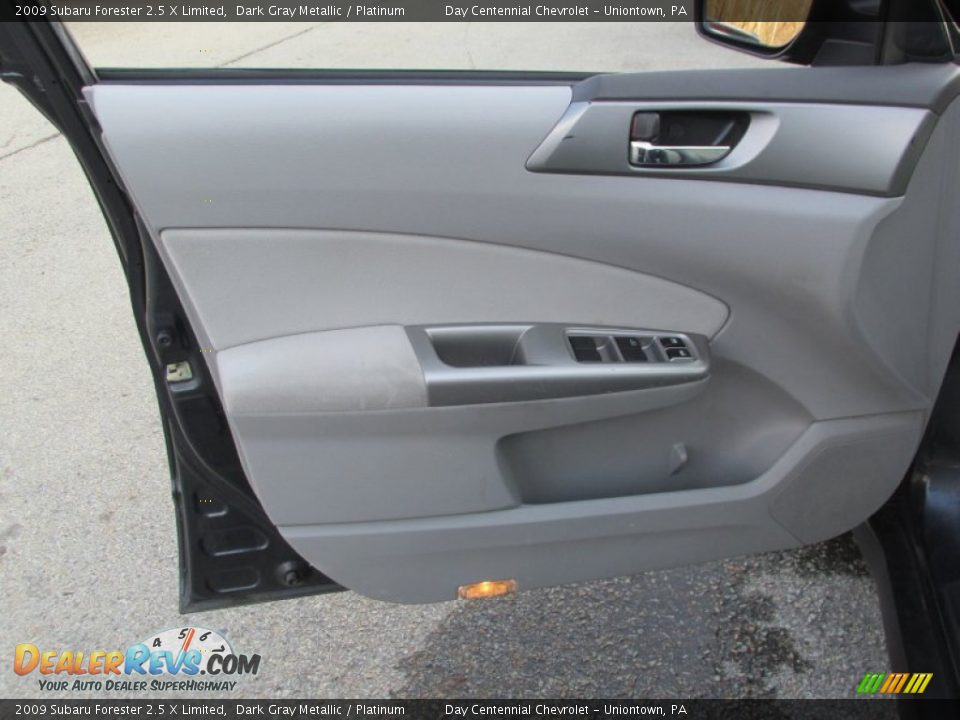 2009 Subaru Forester 2.5 X Limited Dark Gray Metallic / Platinum Photo #11