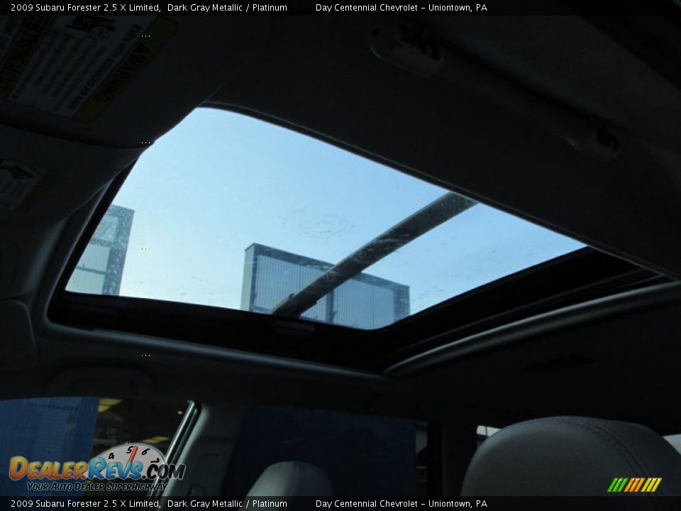 2009 Subaru Forester 2.5 X Limited Dark Gray Metallic / Platinum Photo #12