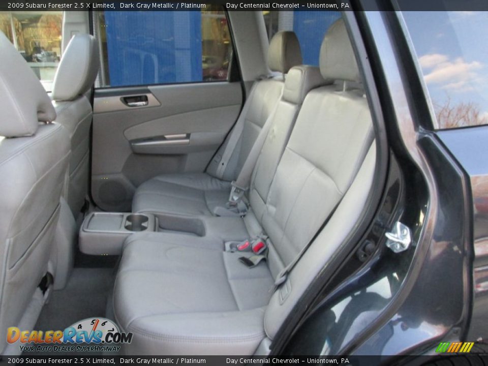 2009 Subaru Forester 2.5 X Limited Dark Gray Metallic / Platinum Photo #14