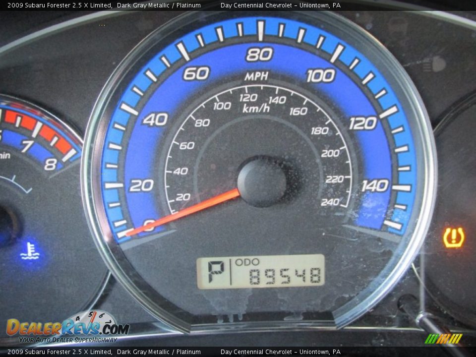 2009 Subaru Forester 2.5 X Limited Dark Gray Metallic / Platinum Photo #20